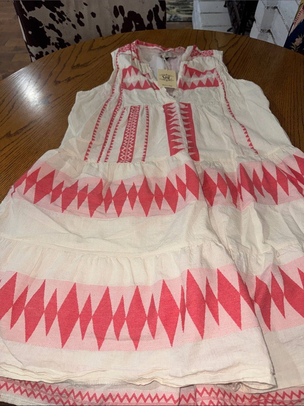 NWT V&L dress peach